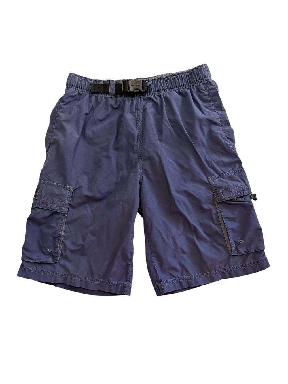 Vintage Old Navy Trek Cargo Hiking Shorts Size Small Navy Blue Gorpcore Y2K